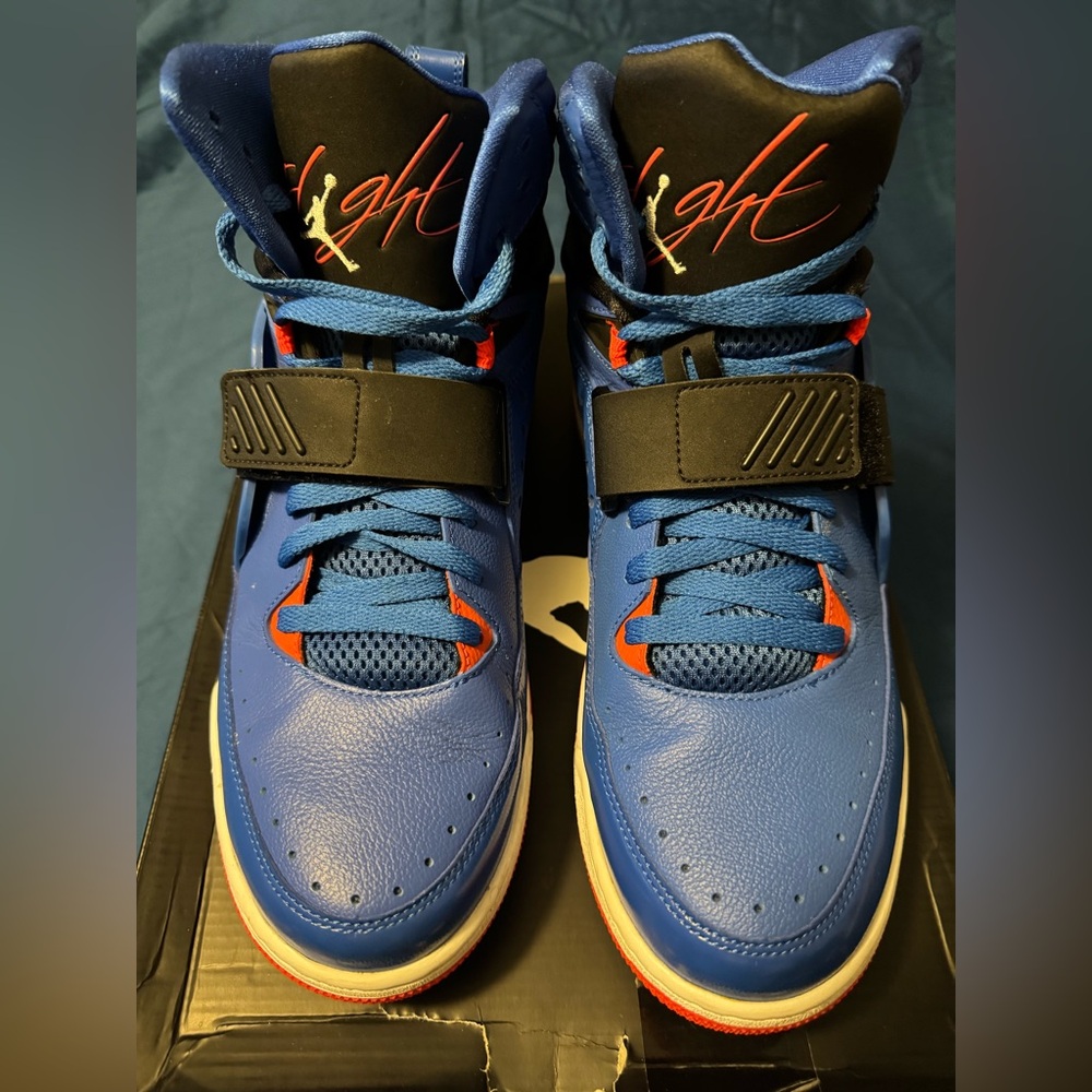Men's Blue Athletic High-Top Sneakers